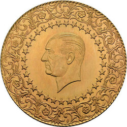 500 Kurush Atatürk 1964, Gold 917er, KM# 874, gering ber., sonst stg ...
