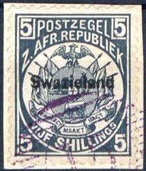 5 Sh aus Freimarken: Marken von Transvaal (Südafrikanische Republik) ...