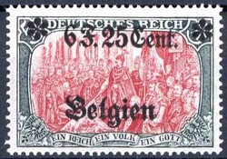 6 F 25 C auf 5 M grünschwarz/schwärzlichrosarot, sauber *, Pracht, ...