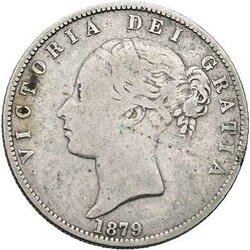 1/2 Crown 1879, Victoria (1837-1901), KM# 756, s.