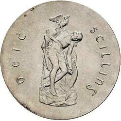 10 Scillinge 1966 50. Jubiläum, Widerauferstehung Jesu, Ostern, ...