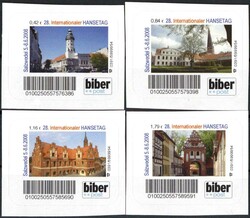 Privatpost Biber Post Magdeburg, 2008 kompletter Satz 28. ...