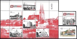 Privatpost City Mail Regensburg, 2006 Sondermarke 0,43 € 1000 Jahre ...