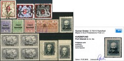 Danzig Port Gdansk, postfrisches Lot mit Nr. 23x mit Befund, 25/28 ...