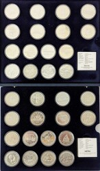 Die offiziellen Silbergedenkmünzen Kanadas, 32 verschiedene ...