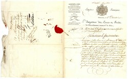 1812, "101 PRUM" und rs. "DEB. 101 PRUM", klare L2 auf interessantem, ...