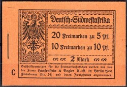 185: Colonies allemandes en Afrique de l’ouest du Sud - Stamp booklets