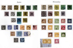 Baden bis Württemberg: feine alte Boreksammlung meist gest. im ...