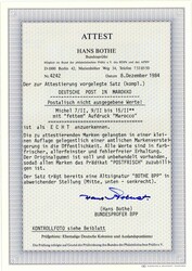 3 C. bis 4 Pia., nicht ausgegebene Werte, postfrische Kabinettstücke ...