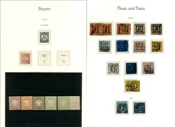 Baden bis Württemberg: Sammlung gest./* Marken sämtlicher ...