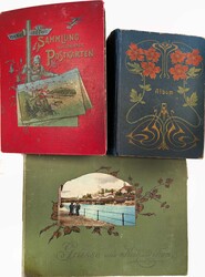 3 alte Ansichtskartenalben mit über 760 alten Ansichtskarten ab der ...