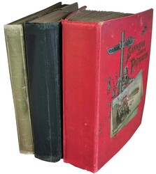 3 alte Ansichtskartenalben mit über 760 alten Ansichtskarten ab der ...