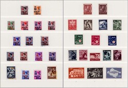 Sammlung */** im Lindner T-Album, streckenweise recht vollständig ...