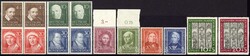 Wohlfahrt 1949, kompletter Satz (Mi. Nr. 117-120), Wohlfahrt 1951, ...