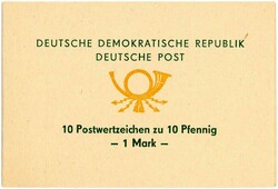 Sondermarkenheftchen 1 und 2, jeweils in Deckeltype a, tadellos ...