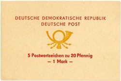 Sondermarkenheftchen 1 und 2, jeweils in Deckeltype a, tadellos ...