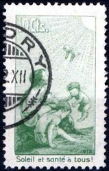 10 Cts. Pro Juventute- Vorläufer 1912 mit französischem Text, ...