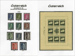 reichhaltige überkpl. ** Sammlung im Binder auf selbstgestalteten ...