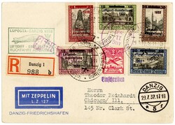 Rückfahrt von der LUPOSTA, Sonder-Postkarte per Einschreiben der ...