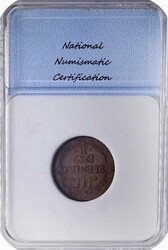 Rostock, 3 Pfennig 1759 R, KM# 7, mit NNC-Grading MS-64 ...