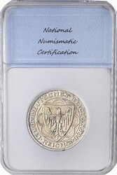 3 RM 1927 A Bremerhaven, AKS 75, mit NNC-Grading MS-65Automatically ...