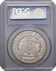 1878 8TF Morgan Silver Dollar, PCGS AU-55, VAM 14 Chip in Ear, ...