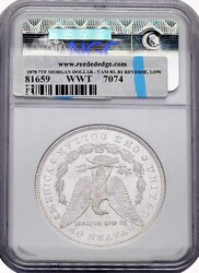 1878 7TF B1 Reverse Morgan Silver Dollar, NGC MS-63, VAM-83 LOW "8"