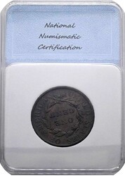 1818 N-10 One Cent, NNC XF-45
