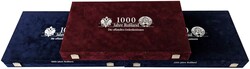 1000 Jahre Rußland: Abo-Sammlung diverser Silbermünzen und CuNi. ...