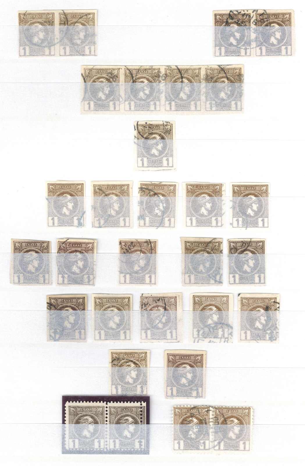 kleine Hermesköpfe: toller Sammlerbestand */**/gestemp. von ca. 1300 ...