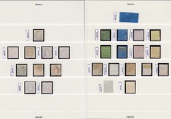 Oldenburg, gestempelte Slg. in den Hauptnummern kpl. im ...