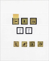 Baden, gest. Sammlung im Safe-Dual Vordruck in den Hauptnummern kpl., ...