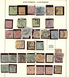 100: Germania - Stati de Wurttemberg - Collections
