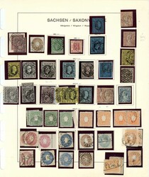 85: Old German States Saxony - Collections
