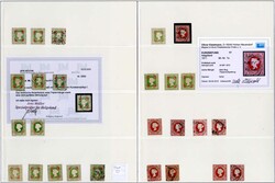 Fast komplette Sammlung (*)/*/gest. auf Leuchhturm Falzlos Blättern, ...