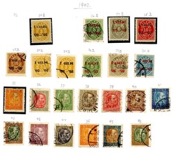 Postfrisch/*/gest. Sammlung aus 1876-1999 auf 55 selbst gestalteten ...