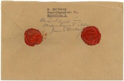 MiNr. 84-85 "Värnamo" sauber gest. auf überfrankierten ...