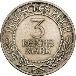 3 Mark Lübeck 1926 A, J. 323, f. vz leicht gereinigtAutomatically ...