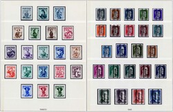 Sammlung */** ab 1945 mit etlichen besseren Marken und Sätzen, dazu ...