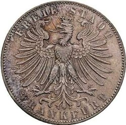 Frankfurt, Stadt: Gedenktaler 1862, zum Deutschen Schützenfeste, AKS ...