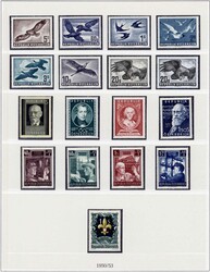 Österreich 1945-1969 postfrische komplette Sammlung mit ...