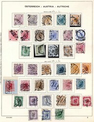 Österreich 1850 bis I. Republik 1938 reichhaltige Restsammlung ohne ...