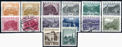 10 g- 2 S.( 13 W.) 1929 Landschaften sauber *, Nr.505 fehlt, 508 gest ...
