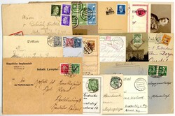 1777-1957: Kl. Briefpartie mit 20 Belegen verschiedener Länder mit ...