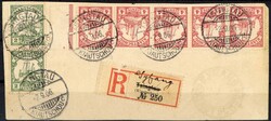 2.9.1906: SYFANG DEUTSCHE POST (seltener Nebenstempel - wie immer ...