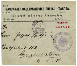 30.6.1916: TABORA DEUTSCH OSTAFRIKA, klarer Abschlag auf ...