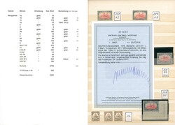 Kolonialsammlung von Neuguinea */**/gest. teils in beiden Erhaltungen ...