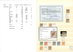 Kolonialsammlung von Südwestafrika teils in beiden Erhaltungen ...