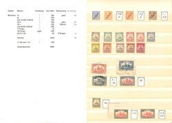 Kolonialsammlung von Marianen, Marschall Inseln */**/gest. teils in ...