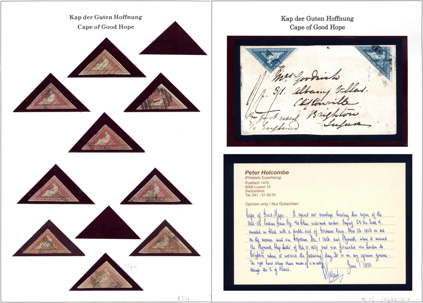 reichhaltige Sammlung meist gest. im selbstgestalteten Binder, dabei ...